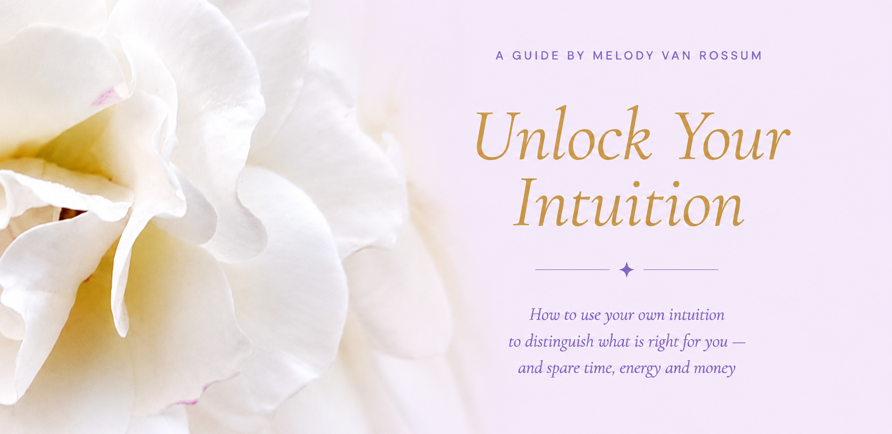 Unlock Your Intuition — Melody van Rossum